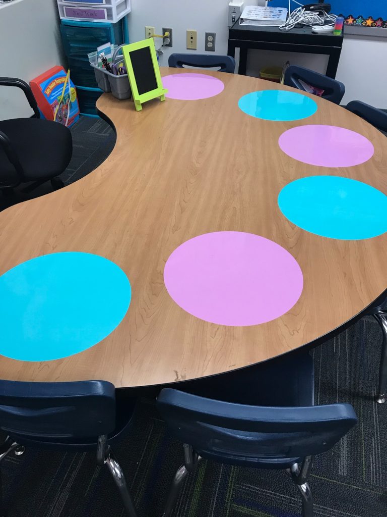 dry erase dots -items for the classroom